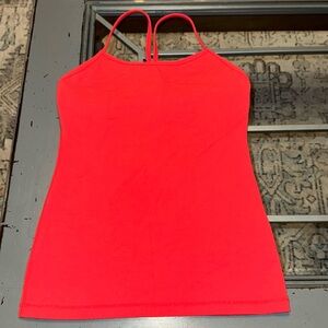 Lululemon Power Y Tank Coral